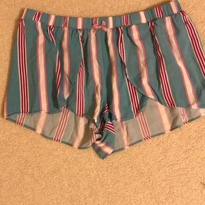 Joe Boxer | Small Striped Sleep Shorts with Bow